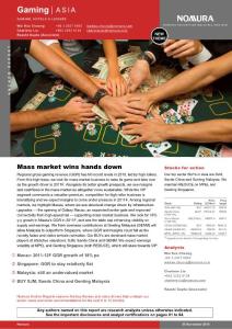 野村证券 2011年亚洲游戏产业深度研究报告