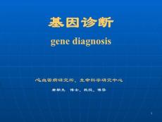 基因诊断(2010级研究生)