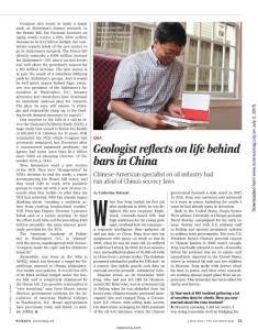 [PDF] Geologist reflects on life behind bars in China