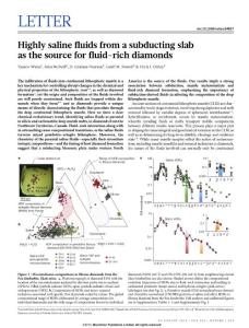 nature14857_Highly saline fluids from a subducting slab as the source for fluid-rich diamonds