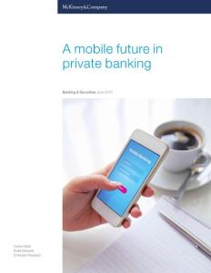 Mckinsey麦肯锡：中国私人银行移动业务发展 A mobile future in private banking