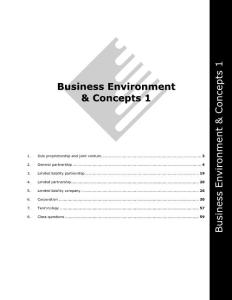 Business environment－2009Aicpa