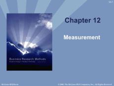 business research method，chapter12