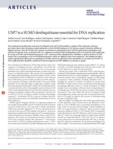 nsmb.3185-USP7 is a SUMO deubiquitinase essential for DNA replication