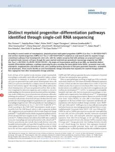 ni.3412-Distinct myeloid progenitor–differentiation pathways identified through single-cell RNA sequencing