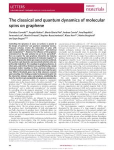 nmat4490-The classical and quantum dynamics of molecular spins on graphene