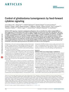 nn.4295-Control of glioblastoma tumorigenesis by feed-forward cytokine signaling