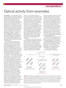nmat4628-Optical activity from racemates