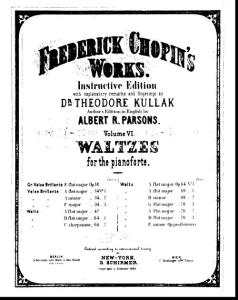 肖邦 圆舞曲 Waltzes, Op.34 (Chopin, Frédéric)