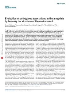 nn.4308-Evaluation of ambiguous associations in the amygdala by learning the structure of the environment