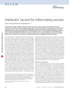 ni.3503-Interleukin 1α and the inflammatory process