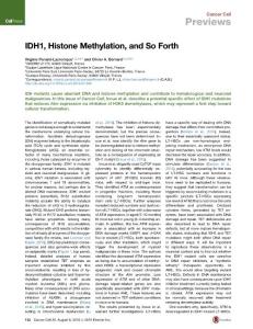 Cancer Cell-2016-IDH1, Histone Methylation, and So Forth