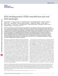 nsmb.3310-RNA-binding protein CPEB1 remodels host and viral RNA landscapes