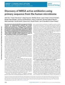 nchembio.2207-Discovery of MRSA active antibiotics using primary sequence from the human microbiome