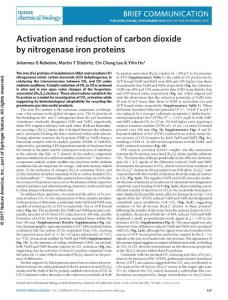 nchembio.2245-Activation and reduction of carbon dioxide by nitrogenase iron proteins