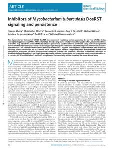 nchembio.2259-Inhibitors of Mycobacterium tuberculosis DosRST signaling and persistence