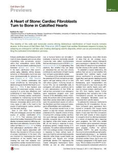 Cell Stem Cell-2017-A Heart of Stone Cardiac Fibroblasts Turn to Bone in Calcified Hearts
