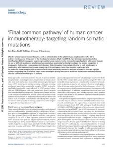 ni.3682-´Final common pathway´ of human cancer immunotherapy- targeting random somatic mutations