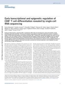 ni.3688-Early transcriptional and epigenetic regulation of CD8+ T cell differentiation revealed by single-cell RNA sequencing