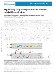 nchembio.2314-Engineering fatty acid synthases for directed polyketide production