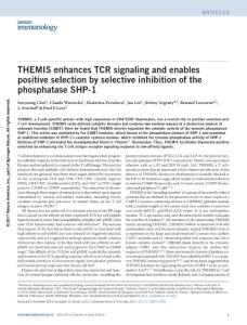 ni.3692-THEMIS enhances TCR signaling and enables positive selection by selective inhibition of the phosphatase SHP-1
