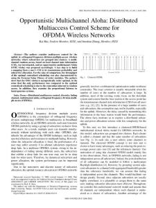 Opportunistic Multichannel Aloha_ Distributed Multiaccess Control Scheme for OFDMA Wireless Networks