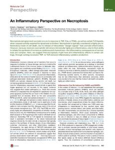 Molecular Cell-2017-An Inflammatory Perspective on Necroptosis