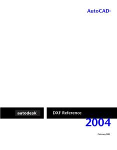 Cad - Autocad Dxf Reference