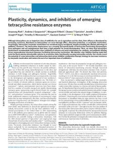 nchembio.2376-Plasticity, dynamics, and inhibition of emerging tetracycline resistance enzymes