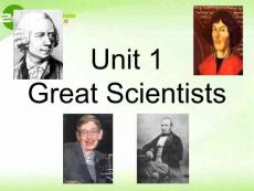【精品课件】高中英语 Unit1 Great Scientists课件  新人教版必修5