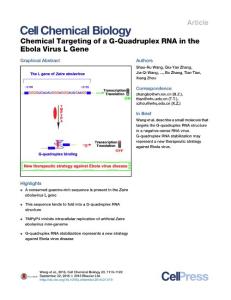 Cell-Chemical-Biology_2016_Chemical-Targeting-of-a-G-Quadruplex-RNA-in-the-Ebola-Virus-L-Gene