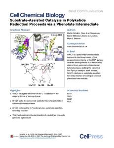 Cell-Chemical-Biology_2016_Substrate-Assisted-Catalysis-in-Polyketide-Reduction-Proceeds-via-a-Phenolate-Intermediate