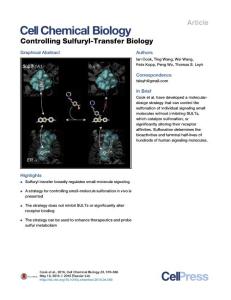 Cell-Chemical-Biology_2016_Controlling-Sulfuryl-Transfer-Biology