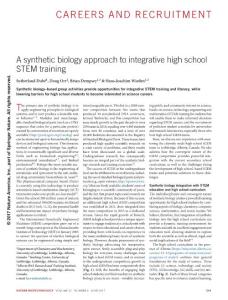 nbt.3896-A synthetic biology approach to integrative high school STEM training