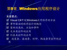 Windows应用程序设计