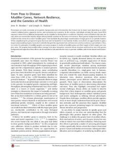 The-American-Journal-of-Human-Genetics_2017_From-Peas-to-Disease-Modifier-Genes-Network-Resilience-and-the-Genetics-of-Health