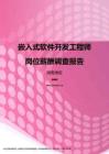 2017湖南地区嵌入式软件开发工程师职位薪酬报告.pdf
