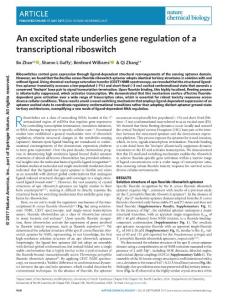 nchembio.2427-An excited state underlies gene regulation of a transcriptional riboswitch