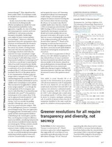 nbt.3951-Greener revolutions for all require transparency and diversity, not secrecy