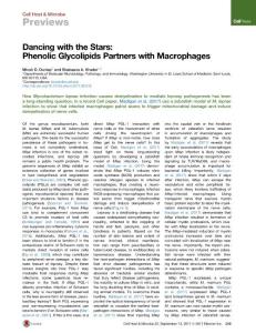Cell-Host-Microbe_2017_Dancing-with-the-Stars-Phenolic-Glycolipids-Partners-with-Macrophages