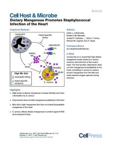 Dietary-Manganese-Promotes-Staphylococcal-Infection-of-the-Heart_2017_Cell-Host-Microbe