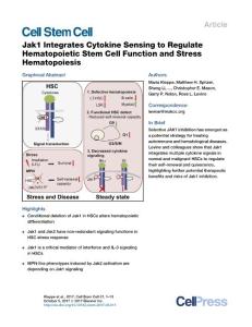 Cell-Stem-Cell_2017_Jak1-Integrates-Cytokine-Sensing-to-Regulate-Hematopoietic-Stem-Cell-Function-and-Stress-Hematopoiesis