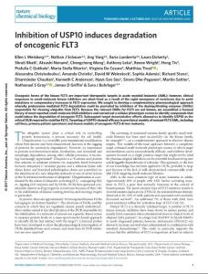 nchembio.2486-Inhibition of USP10 induces degradation of oncogenic FLT3