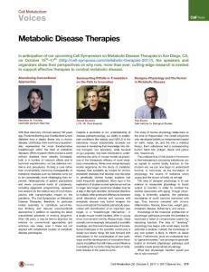 Cell Metabolism-2017-Metabolic Disease Therapies