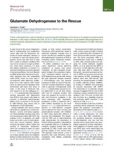 Glutamate-Dehydrogenase-to-the-Rescue_2018_Molecular-Cell