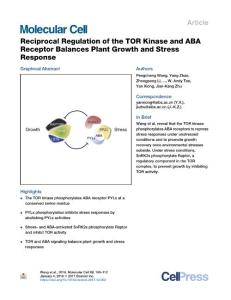 Reciprocal-Regulation-of-the-TOR-Kinase-and-ABA-Receptor-Balan_2018_Molecula