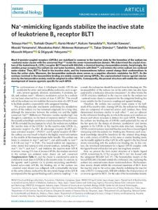 nchembio.2547-Na+-mimicking ligands stabilize the inactive state of leukotriene B4 receptor BLT1