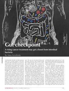 nm0318-251-Gut checkpoint- A rising cancer treatment may get a boost from intestinal bacteria