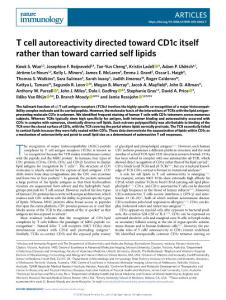 ni.2018-T cell autoreactivity directed toward CD1c itself rather than toward carried self lipids