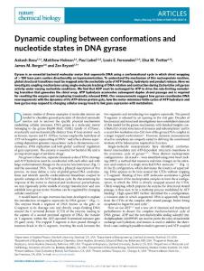 nchembio.2018-Dynamic coupling between conformations and nucleotide states in DNA gyrase